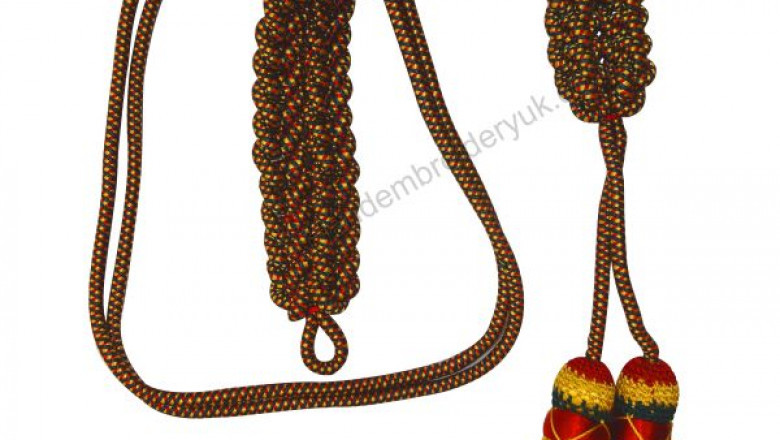 Tri Colour Dress Uniform Cord