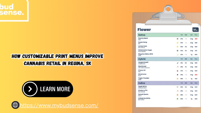 How Customizable Print Menus Improve Cannabis Retail in Regina, SK