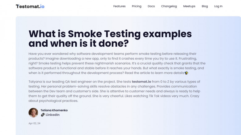 Understanding Smoke Testing: Why It Matters and When to Implement It