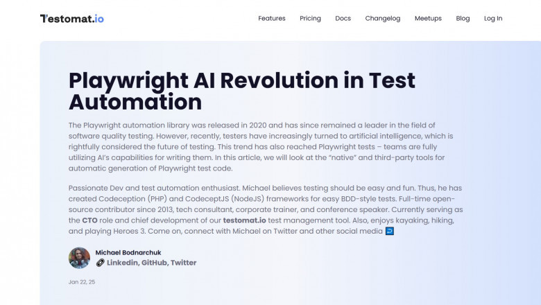 The Future of AI in Test Automation: Playwright’s Role in Revolutionizing Quality Assurance