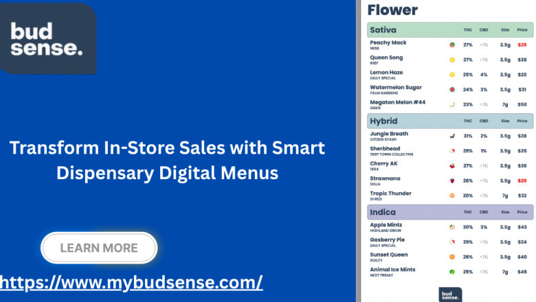 Boost Sales with Smart Digital Dispensary Menus in Regina