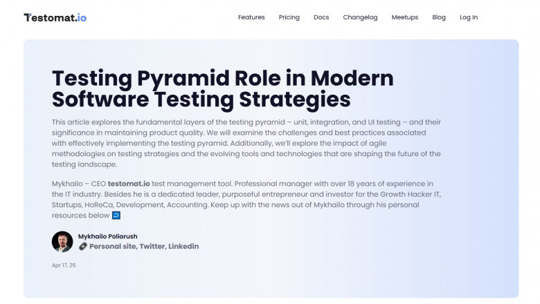 The Agile Testing Pyramid: A Crucial Framework in Modern Software Testing Strategies