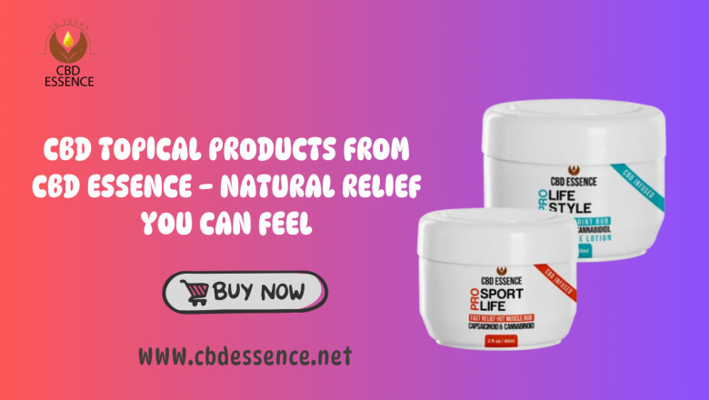 Buy CBD Topical Relief Balm & Lotion at CBD Essence