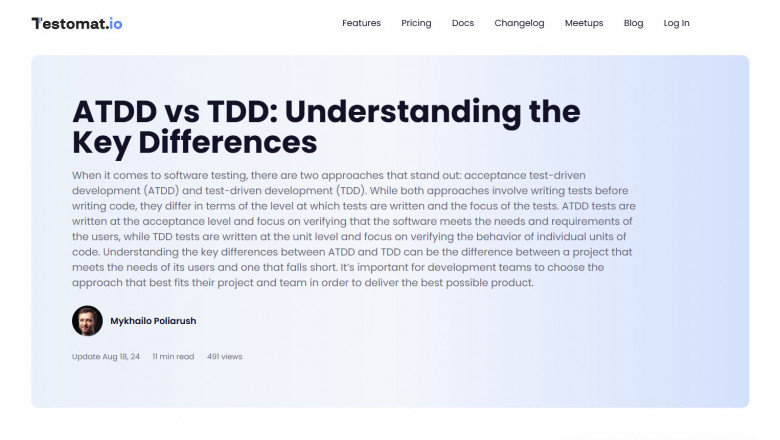 ATDD vs TDD: Understanding the Real Role of Acceptance Test Driven Development