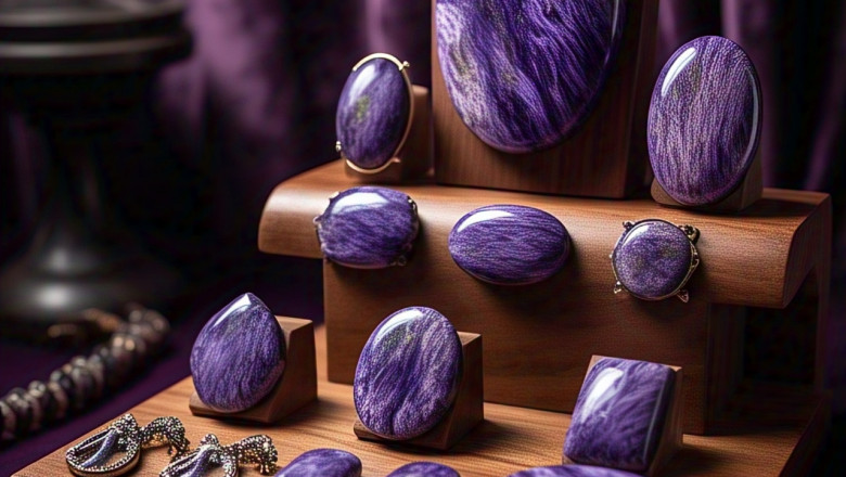 Charoite Jewelry Sets For A Coordinated Crystal Vibe