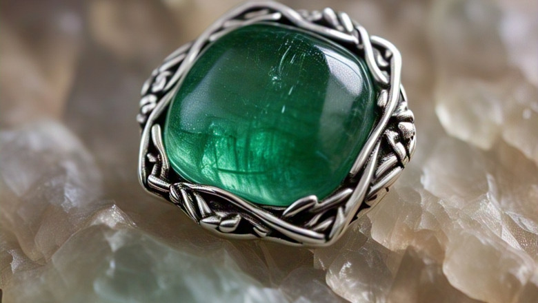 Emerald Grove: Green Kyanite Nature Adornments