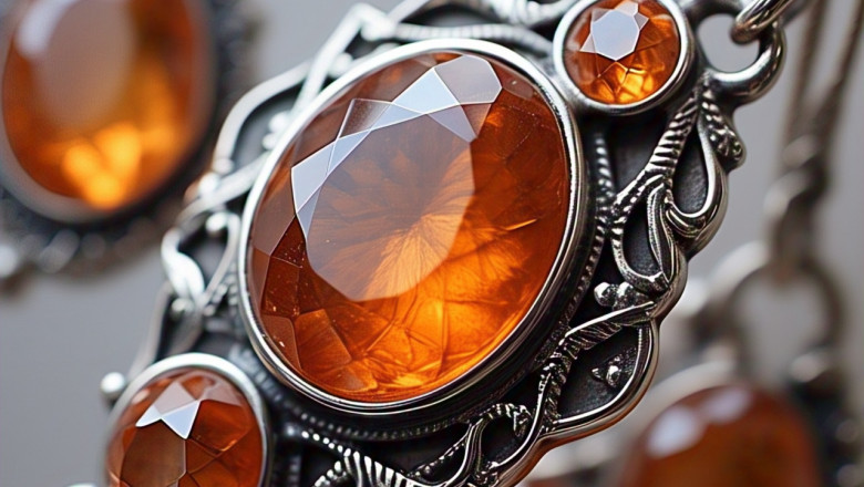 Golden Glow: Orange Kyanite And Topaz Combinations