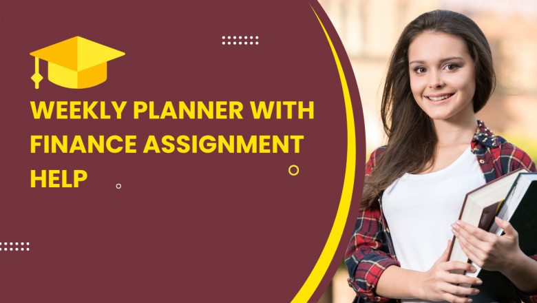 Weekly Planner With Finance Assignment Help