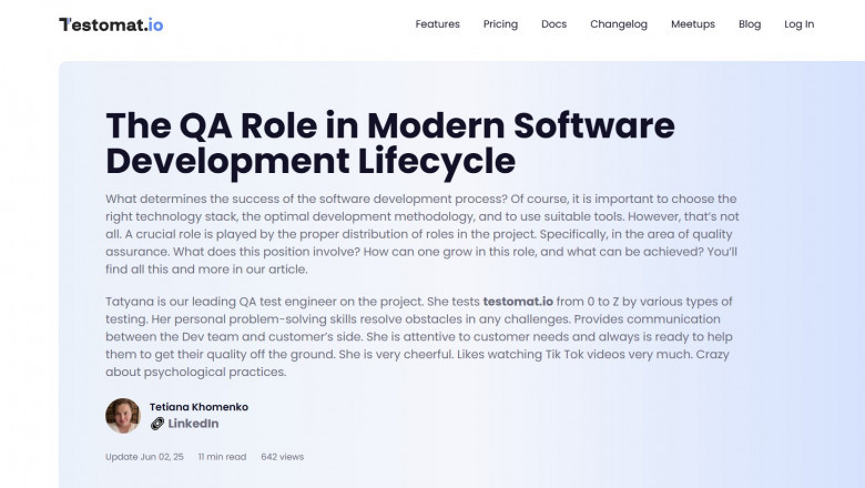 Understanding the QA Role Means in Modern Software Development Lifecycle
