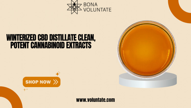 Winterized CBD Distillate | Pure & Clean CBD Oil Online