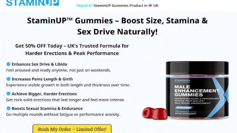StaminUp Male Enhancement Gummies – Boost Libido & Performance Naturally in Canada